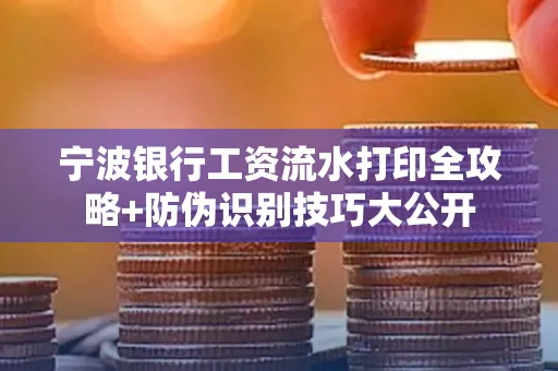 宁波银行工资流水打印全攻略+防伪识别技巧大公开