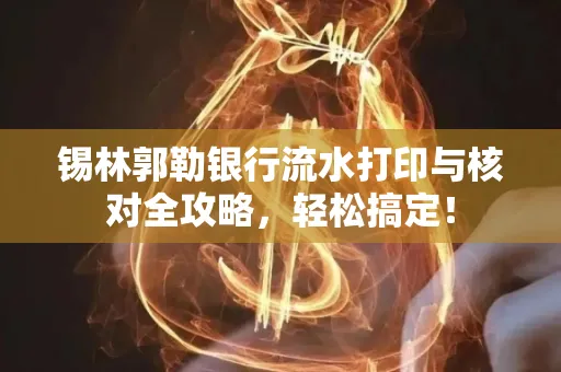 锡林郭勒银行流水打印与核对全攻略，轻松搞定！