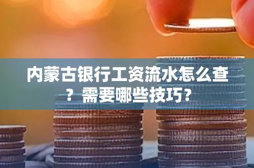 内蒙古银行工资流水怎么查？需要哪些技巧？