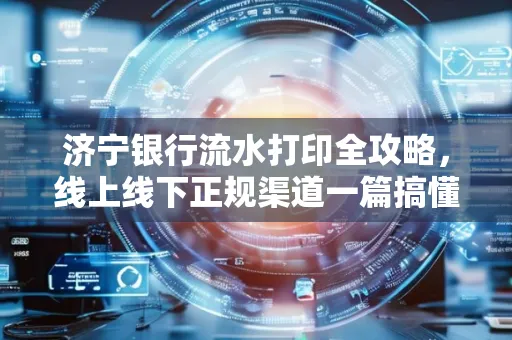 济宁银行流水打印全攻略，线上线下正规渠道一篇搞懂